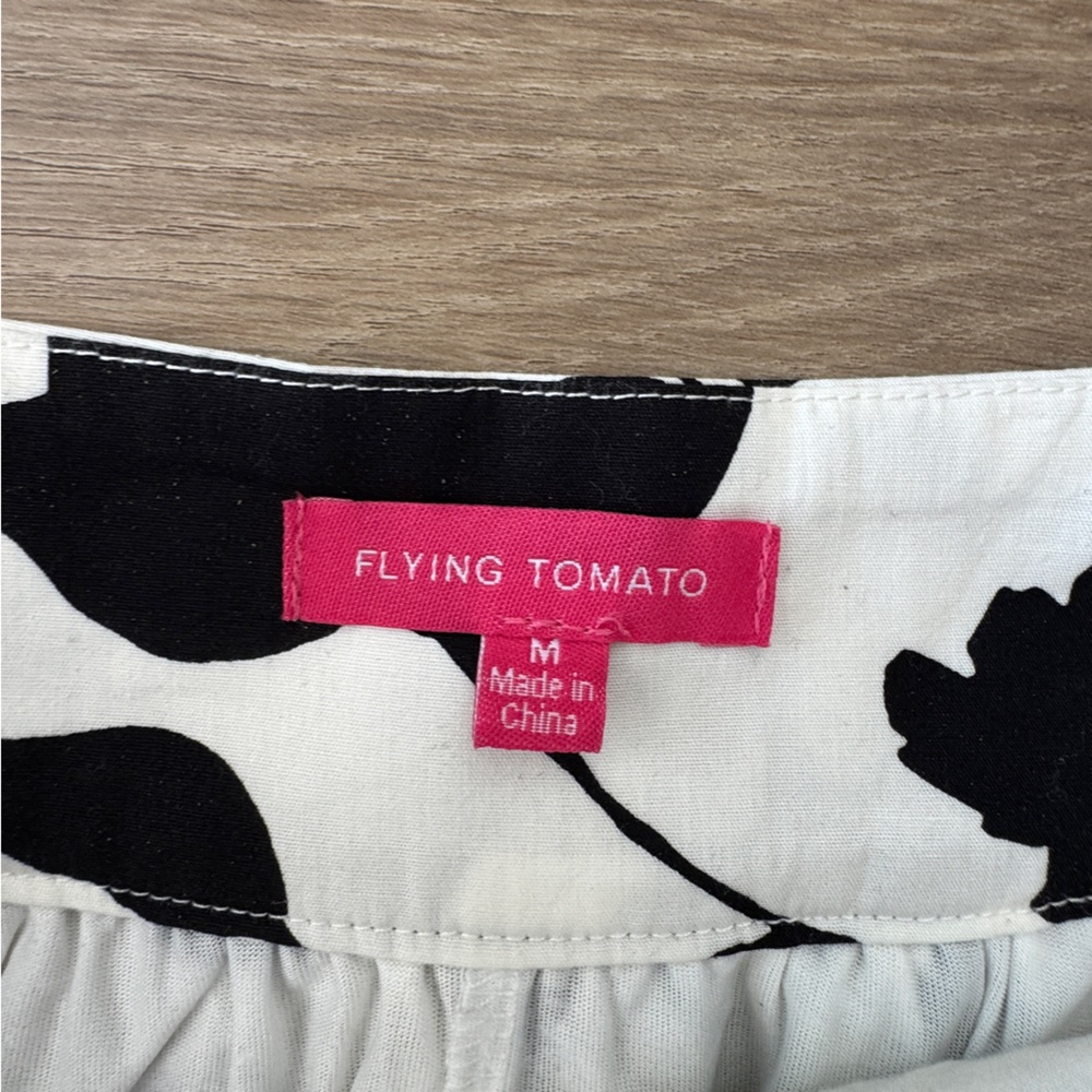 Flying Tomato Midi Poplin Floral Skirt Sz M - Picture 4 of 8